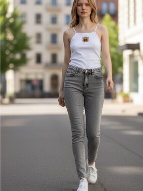 Clothing Set-Old Navy Slim High-Rise Skinny Jeans with American Eagle XL Top